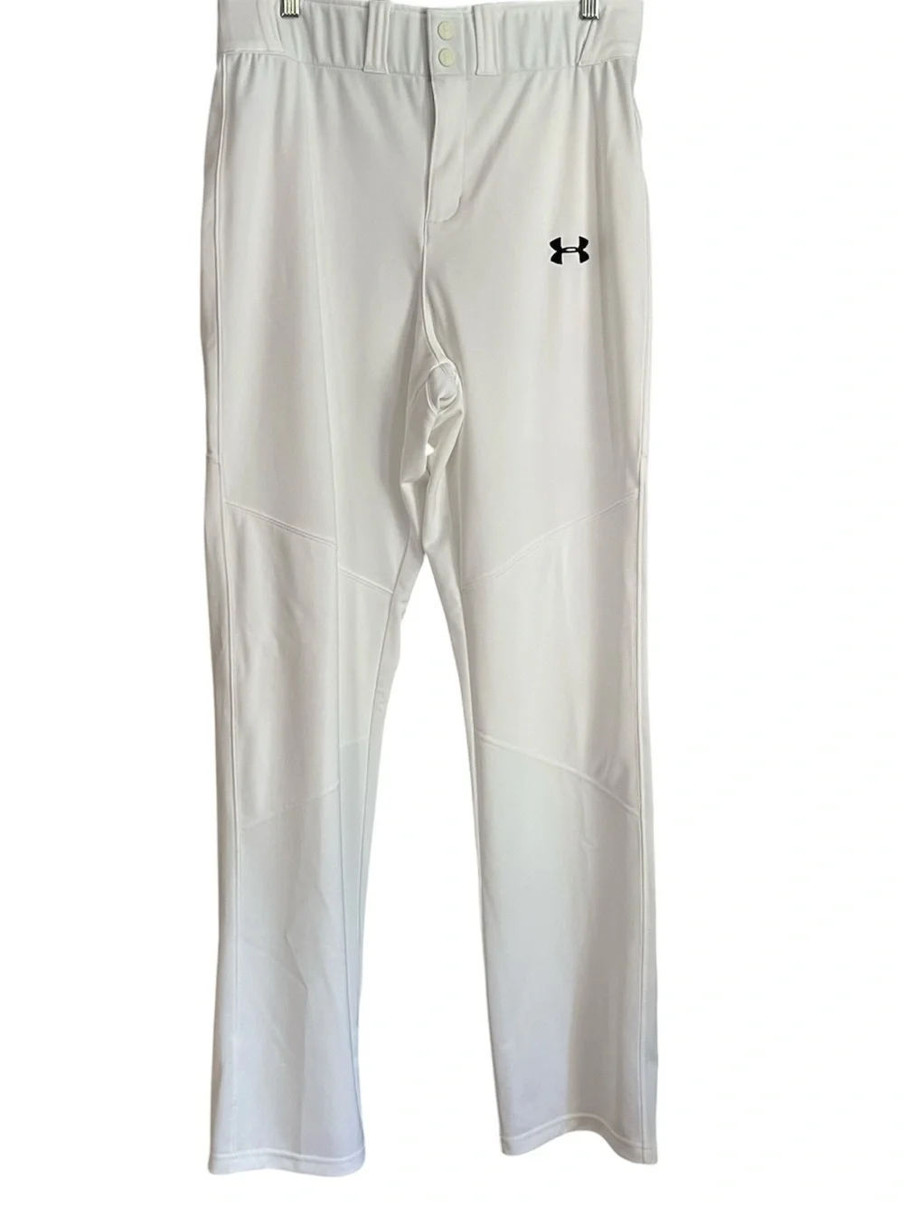 Under Armour Men's Lead Off Performance Baseball Pants with Black Logo Size M